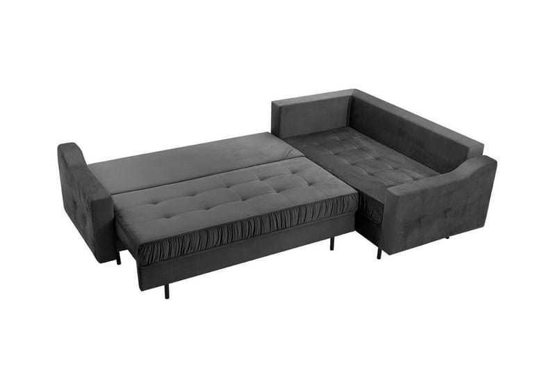 Tregaron 4-personers Hjørnesofa - Mørkerød - Møbler - Sofaer - Sovesofaer