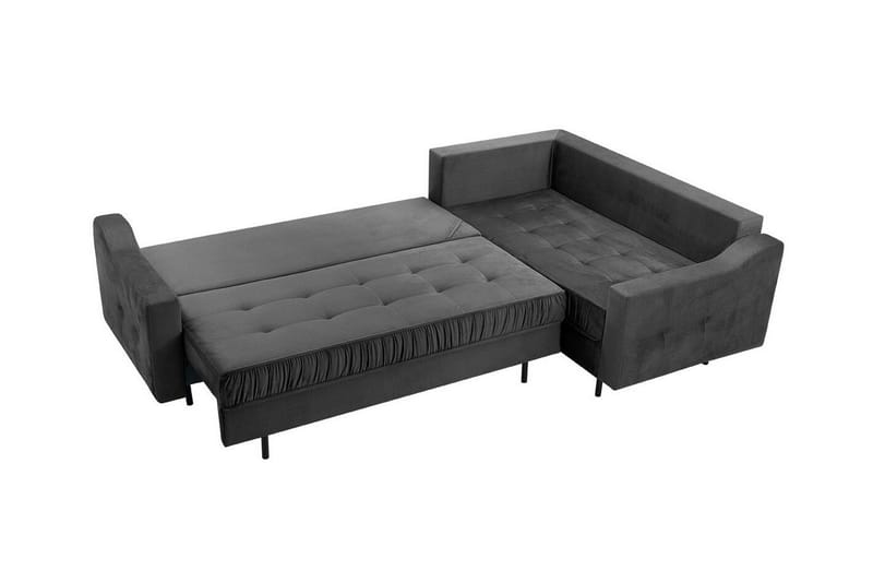 Tregaron 4-personers Hjørnesofa - Mørkeblå - Møbler - Sofaer - Sovesofaer