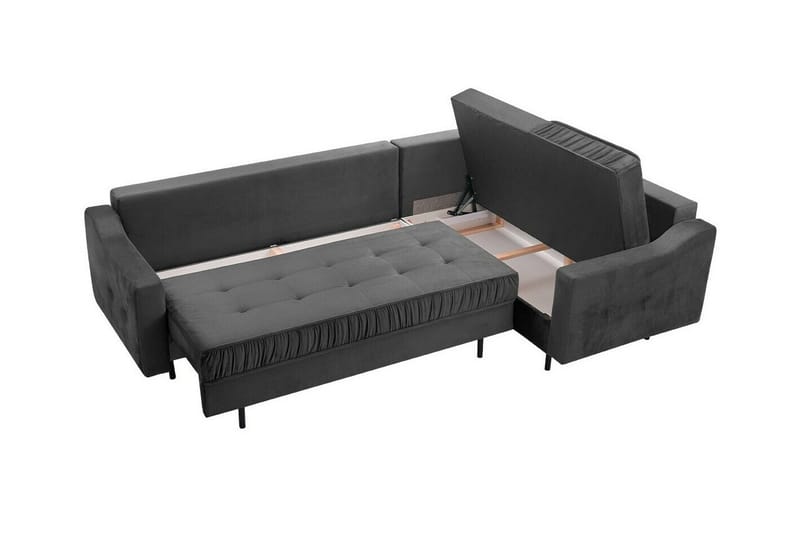 Tregaron 4-personers Hjørnesofa - Gul-Grøn - Møbler - Sofaer - Sovesofaer
