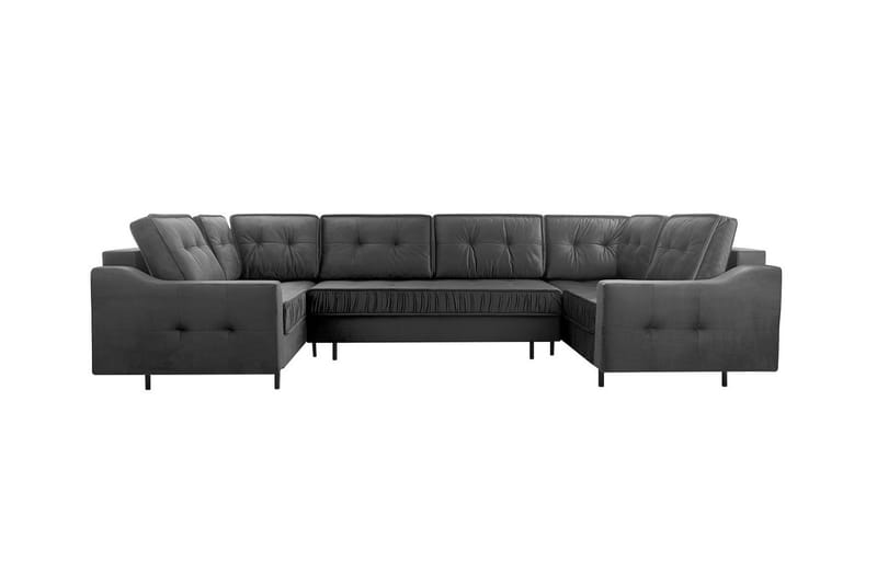 Tregaron 5-personers Hjørnesofa - Mørkegrå - Møbler - Sofaer - Sovesofaer