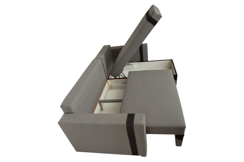 Trendy Sovesofa med diva 235x155x82 cm - Møbler - Sofaer - Sovesofaer