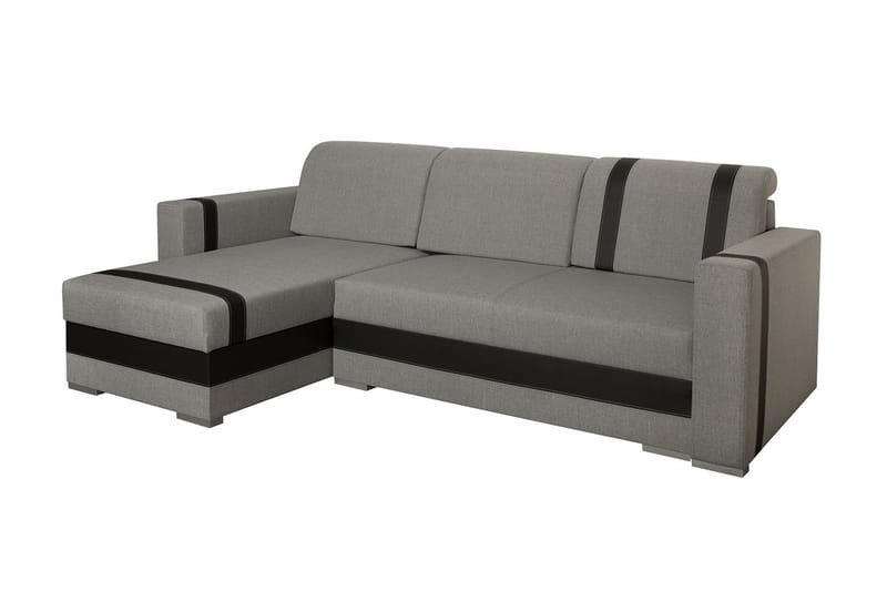 Trendy Sovesofa med diva 235x155x82 cm - Sovesofaer - Sovesofa chaiselong - Lædersofaer