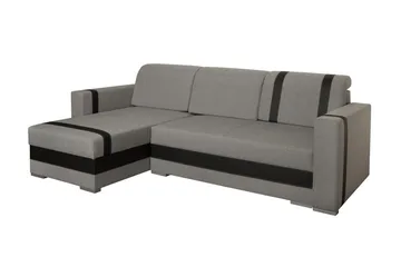 Trendy Sovesofa med diva 235x155x82 cm - Møbler - Sofaer - Sovesofaer