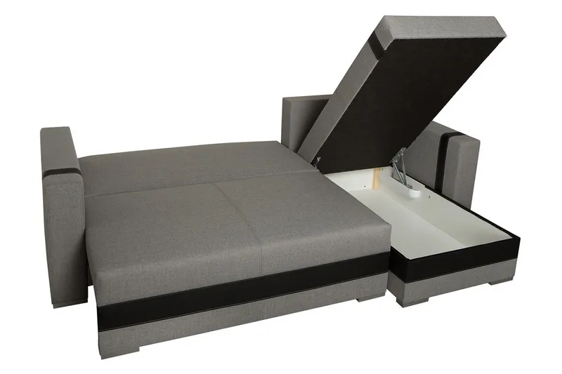 Trendy Sovesofa med diva 235x155x82 cm - Møbler - Sofaer - Sovesofaer