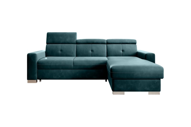 Trent Sovesofa med Chaiselong og Opbevaring 3-personers, Mørkegrøn