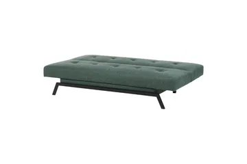 Tripta Sovesofa 3-personers - Sort/Grøn - Møbler - Sofaer - Sovesofaer