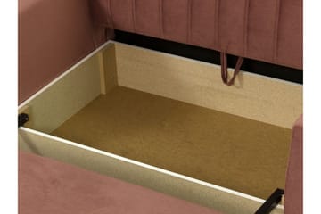 Upperud 2-Pers. Sovesofa - Velour/Sort - Møbler - Sofaer - Sovesofaer