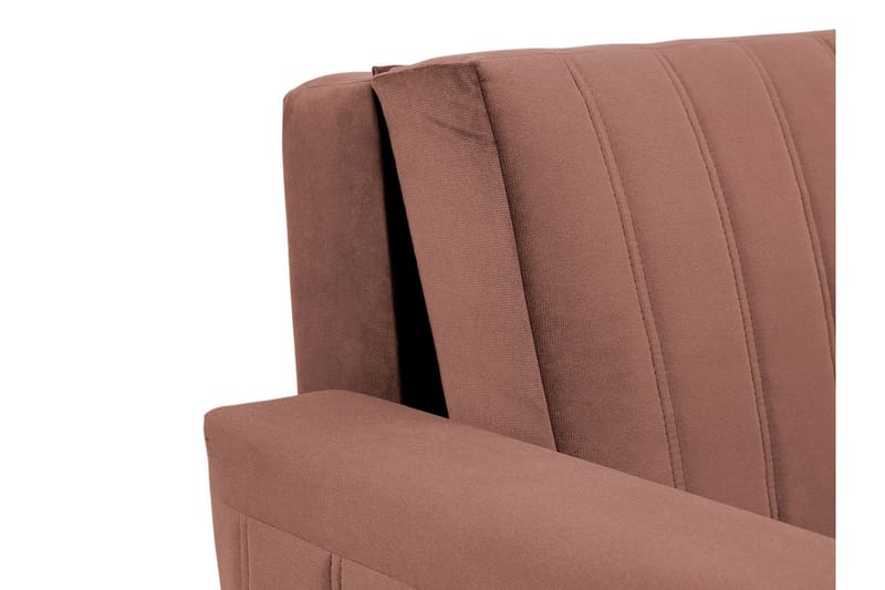 Upperud 2-Pers. Sovesofa - Velour/Sort - Møbler - Sofaer - Sovesofaer