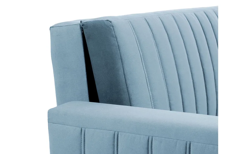 Upperud 3-Pers. Sovesofa - Velour/Sort - Møbler - Sofaer - Sovesofaer