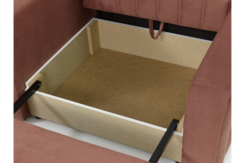 Upperud Sofa - Lys Lyserød - Møbler - Sofaer - Sovesofaer