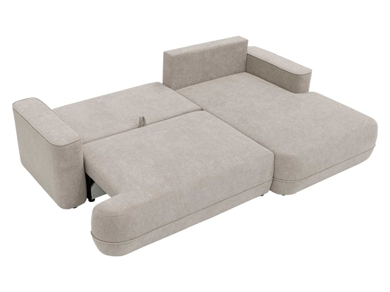 Uppland Sovesofa med chaiselong 3-personers - Beige - Møbler - Sofaer - Sovesofaer