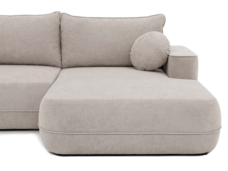 Uppland Sovesofa med chaiselong 3-personers - Beige - Møbler - Sofaer - Sovesofaer