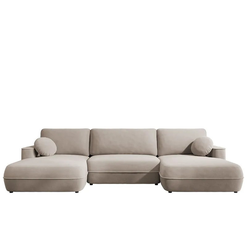Uppland Sovesofa med dobbelt chaiselong 5-personers, Beige