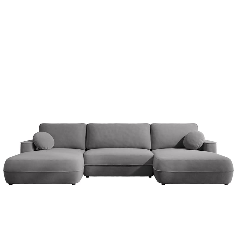 Uppland Sovesofa med dobbelt chaiselong 5-personers - Grå - Møbler - Sofaer - Sovesofaer