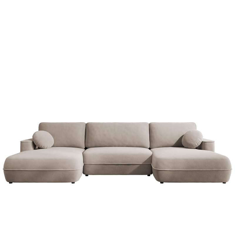 Uppland Sovesofa med dobbelt chaiselong 5-personers - Beige - Møbler - Sofaer - Sovesofaer