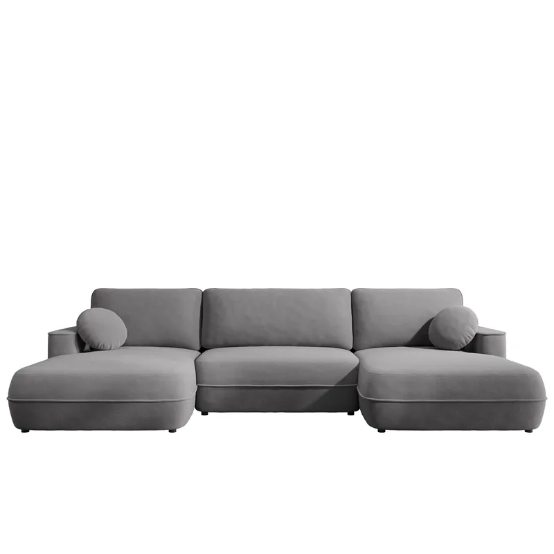 Uppland Sovesofa med dobbelt chaiselong 5-personers - Grå - Møbler - Sofaer - Sovesofaer