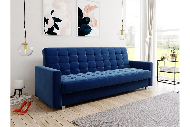 Veasna Sovesofa - Blå - Møbler - Sofaer - Sovesofaer