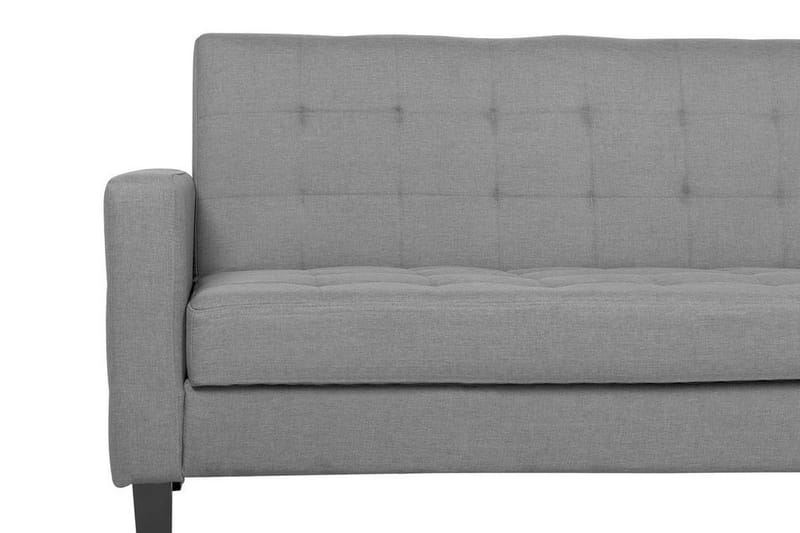 Vehkoo 3-personers Foldbar Rektangulær Sovesofa i Stof - Grå - Møbler - Sofaer - Sovesofaer