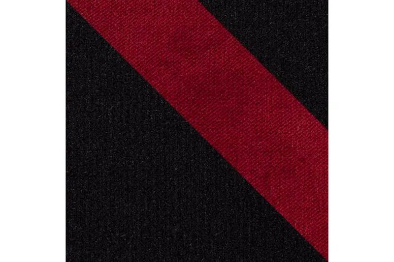 Vekerum 4-personers Hjørnesovesofa - Rød / sort - Møbler - Sofaer - Sovesofaer