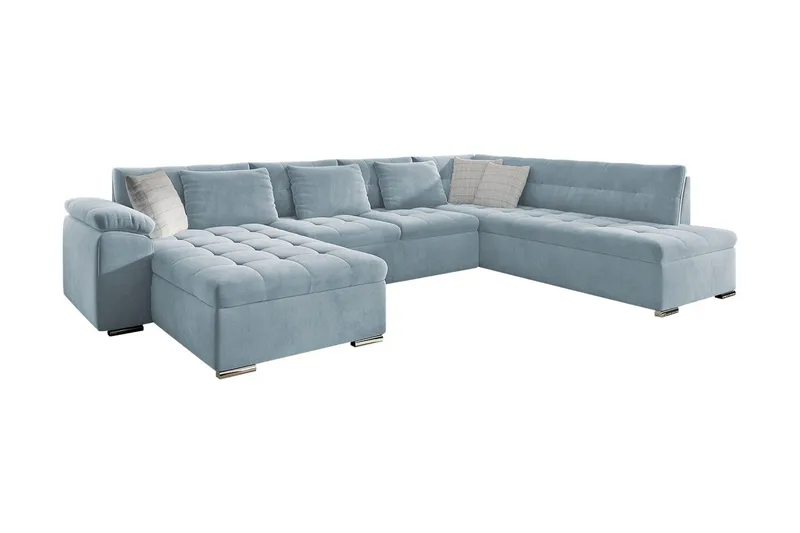 Vekerum 4-personers Hjørnesovesofa, Blå