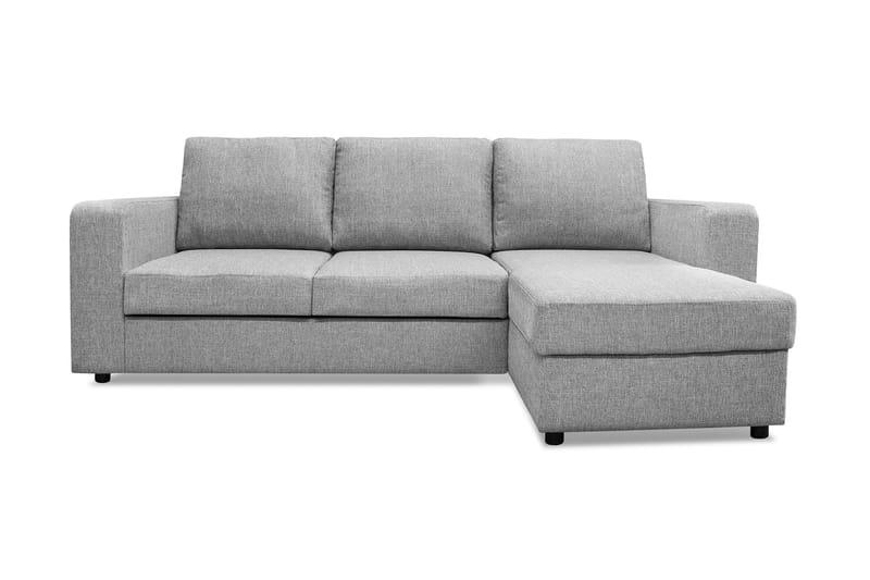 Verona Dyb Sovesofa 3-personers med Vendbar Divan, Lysegrå