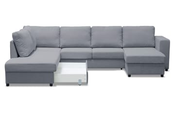 Verona U-Sovesofa Venstre - Lysegrå - Møbler - Sofaer - Sovesofaer