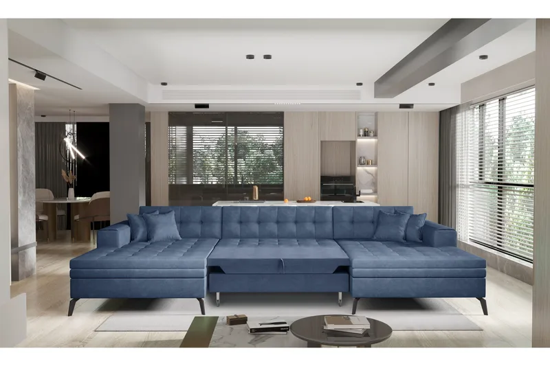 Vertizo Hjørnesofa - Beige - Møbler - Sofaer - Sovesofaer