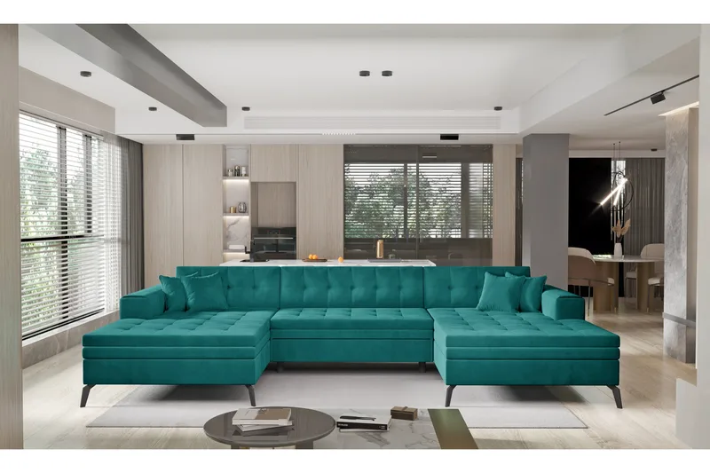 Vertizo Hjørnesofa, Turkis