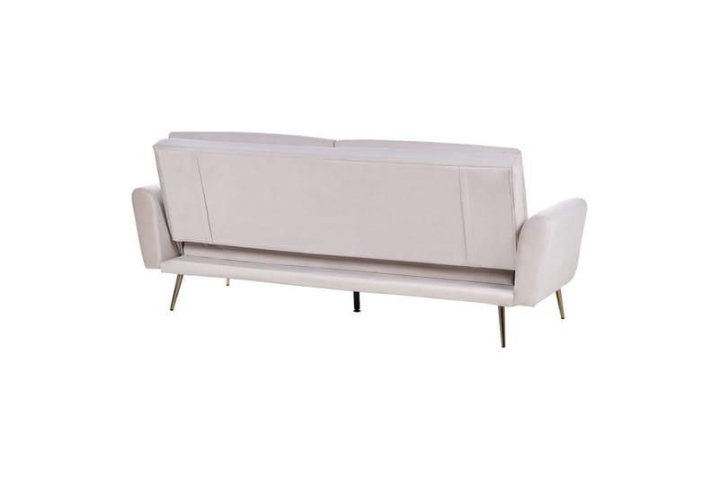 Vettre 3-personers Rektangulær Sovesofa 110x180 cm i Fløjl - Beige - Møbler - Sofaer - Sovesofaer