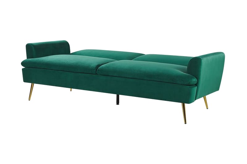 Vettre 3-Pers. Sovesofa - Velour/Mørkegrøn - Sovesofaer - 3 personers sovesofa