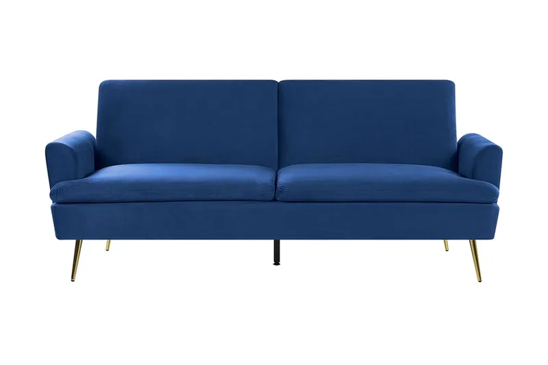 Vettre 3-Pers. Sovesofa, Velour/Marineblå