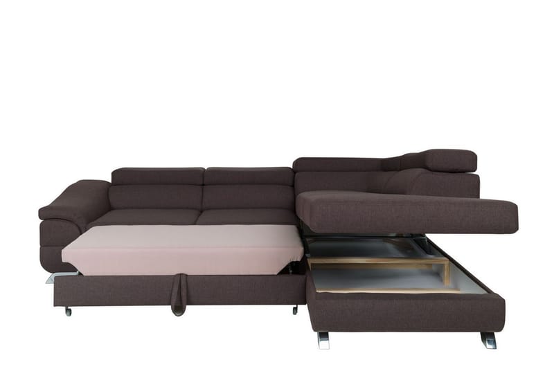 View Sovesofa 3-pers med Chaiselong Venstre - Lysegrå - Møbler - Sofaer - Sovesofaer