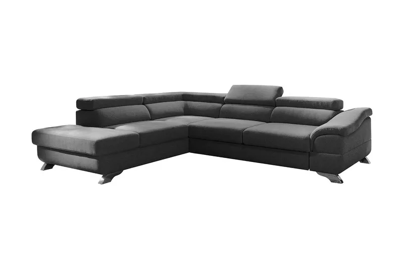 View Sovesofa 3-pers med Chaiselong Venstre - Lysegrå - Møbler - Sofaer - Sovesofaer