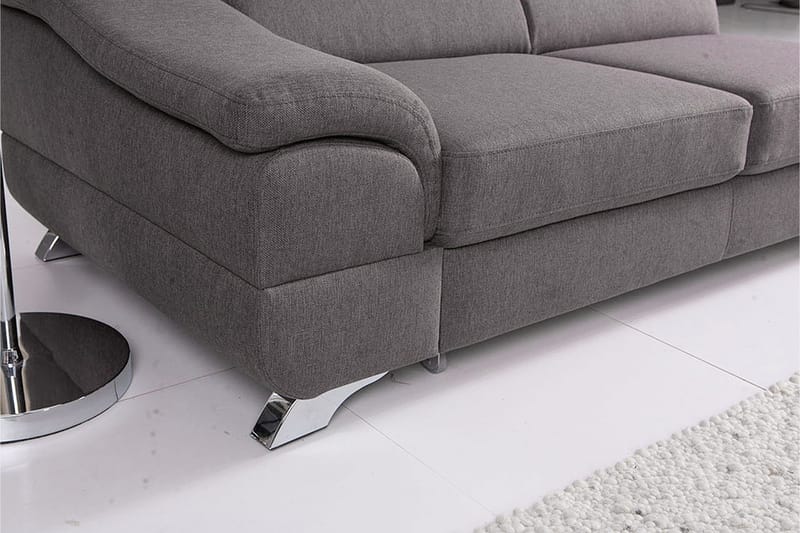 View Sovesofa 3-pers med Chaiselong Venstre - Lysegrå - Møbler - Sofaer - Sovesofaer