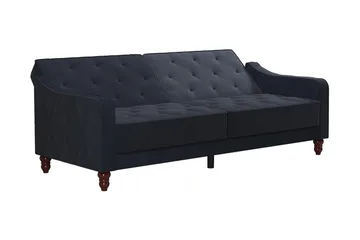 Vintage Tuftet 2-personers Sovesofa Marineblå - Novogratz - Møbler - Sofaer - Sovesofaer