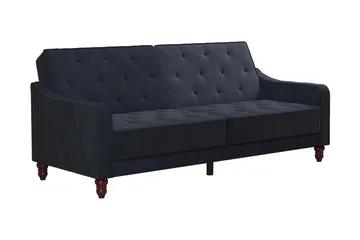 Vintage Tuftet 2-personers Sovesofa Marineblå - Novogratz - Møbler - Sofaer - Sovesofaer