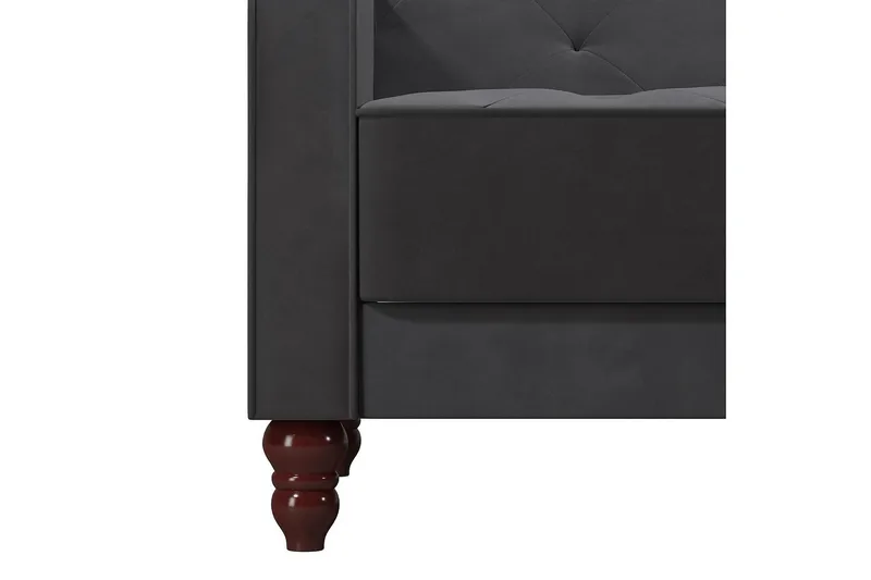 Vintage Tuftet 2-personers Sovesofa Grå - Novogratz - Møbler - Sofaer - Sovesofaer