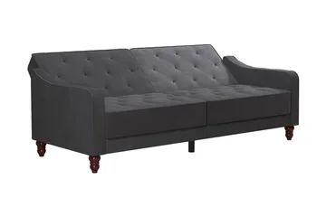Vintage Tuftet 2-personers Sovesofa Grå - Novogratz - Møbler - Sofaer - Sovesofaer