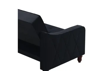 Vintage Tuftet 2-personers Sovesofa Marineblå - Novogratz - Møbler - Sofaer - Sovesofaer