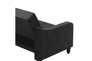 Vintage Tuftet 2-personers Sovesofa Grå - Novogratz - Møbler - Sofaer - Sovesofaer