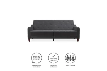 Vintage Tuftet 2-personers Sovesofa Grå - Novogratz - Møbler - Sofaer - Sovesofaer