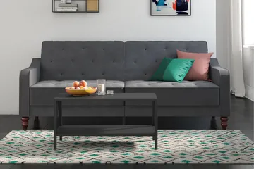 Vintage Tuftet 2-personers Sovesofa Grå - Novogratz - Møbler - Sofaer - Sovesofaer