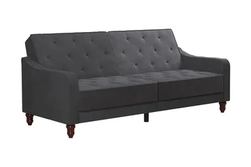 Vintage Tuftet 2-personers Sovesofa Grå - Novogratz - Møbler - Sofaer - Sovesofaer