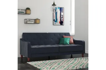 Vintage Tuftet 2-personers Sovesofa Marineblå - Novogratz - Møbler - Sofaer - Sovesofaer