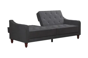Vintage Tuftet 2-personers Sovesofa Grå - Novogratz - Møbler - Sofaer - Sovesofaer