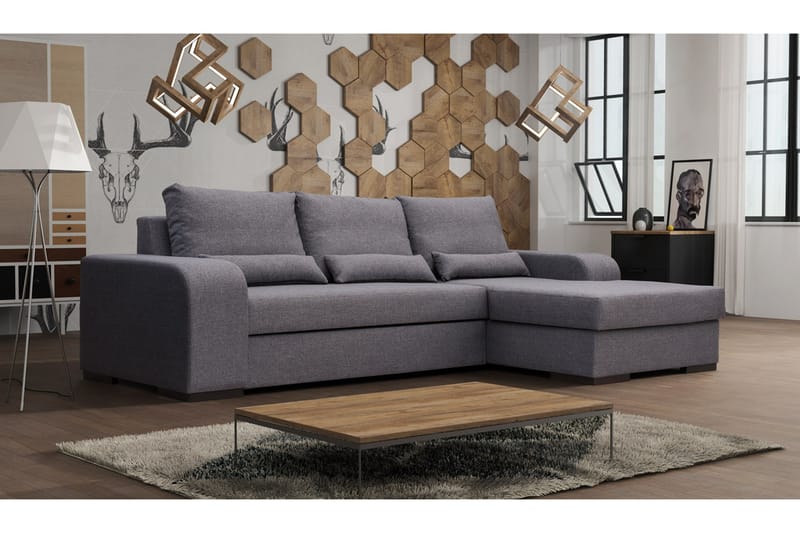 Virago Sovesofa med diva 285x165x90 cm - Sovesofaer - Sovesofa chaiselong