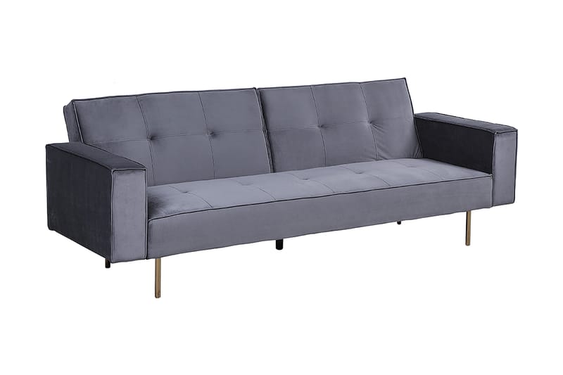 Visnes sovesofa 218 cm - Grå - Sovesofaer - 3 personers sovesofa