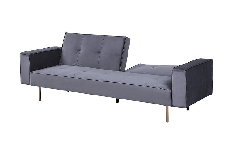 Visnes sovesofa 218 cm - Grå - Sovesofaer - 3 personers sovesofa