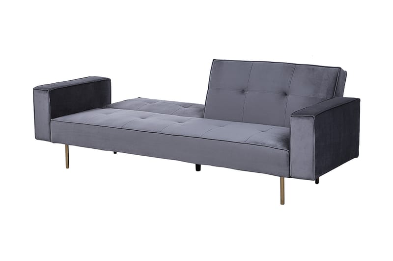 Visnes sovesofa 218 cm - Grå - Sovesofaer - 3 personers sovesofa