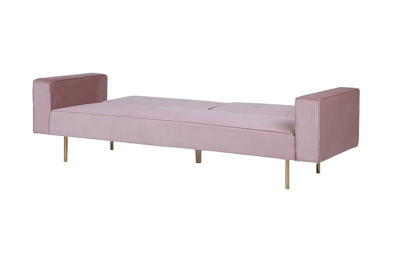 Visnes sovesofa 218 cm - Lyserød - Sovesofaer - 3 personers sovesofa